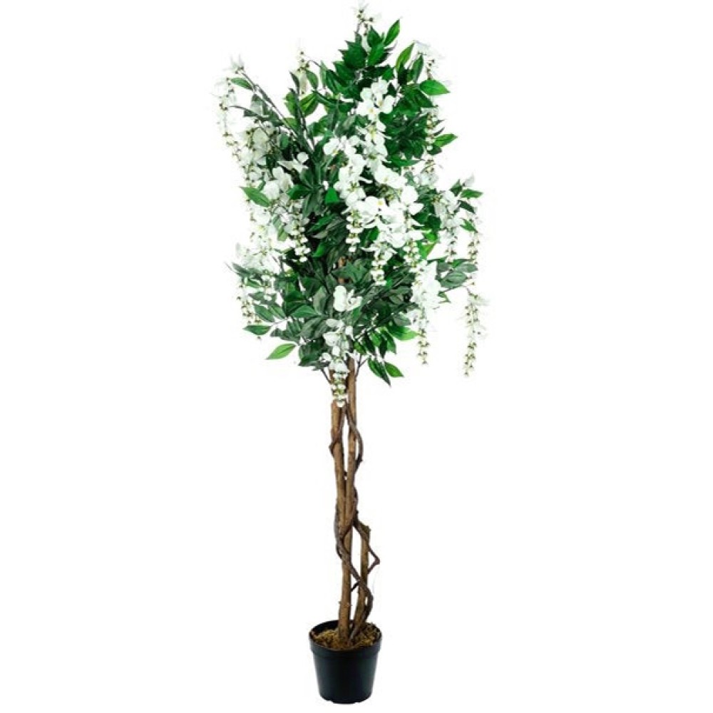 Artificial Wisteria Tree White 152cm TS001